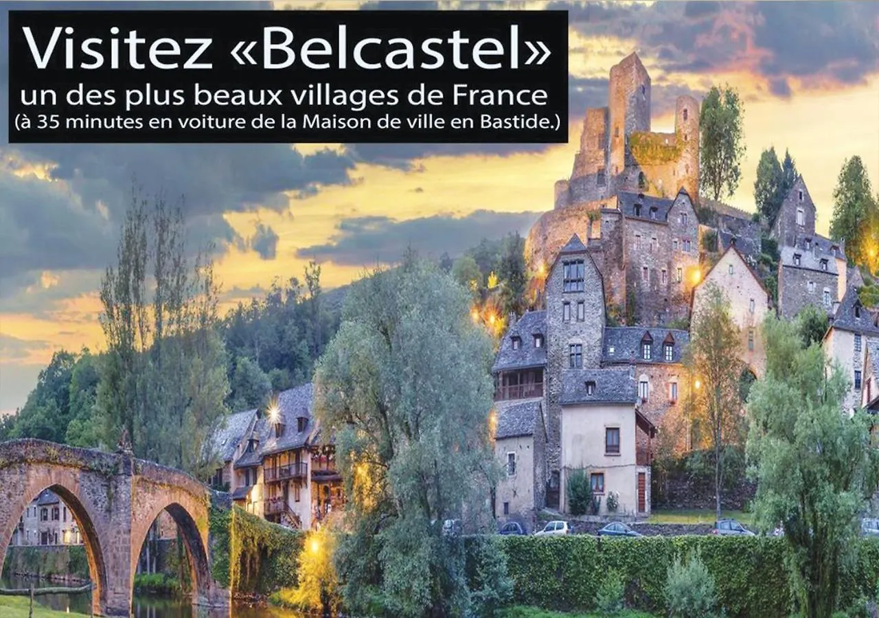 La Maison de Ville indépendante My Bastide Classée Villefranche-de-Rouergue Сasa de vacaciones
